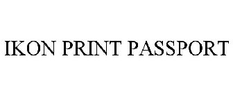 IKON PRINT PASSPORT