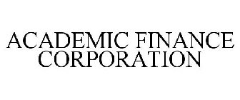 ACADEMIC FINANCE CORPORATION