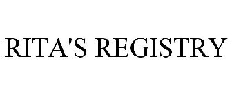 RITA'S REGISTRY