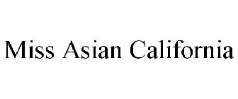 MISS ASIAN CALIFORNIA