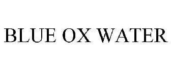 BLUE OX WATER