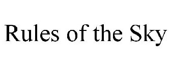 RULES OF THE SKY