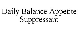 DAILY BALANCE APPETITE SUPPRESSANT