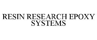 RESIN RESEARCH EPOXY SYSTEMS