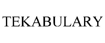 TEKABULARY
