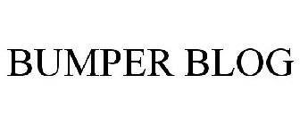 BUMPER BLOG