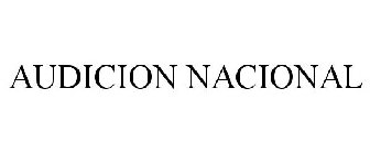 AUDICION NACIONAL