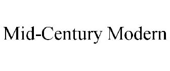 MID-CENTURY MODERN