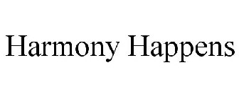 HARMONY HAPPENS