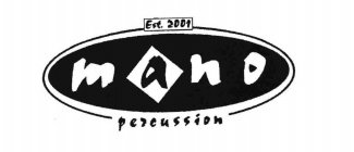 MANO PERCUSSION EST. 2001