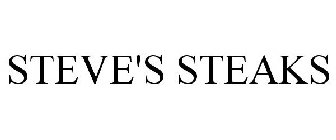 STEVE'S STEAKS