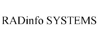 RADINFO SYSTEMS