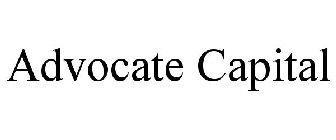 ADVOCATE CAPITAL