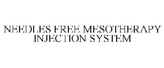 NEEDLES FREE MESOTHERAPY INJECTION SYSTEM