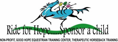 RIDE FOR HOPE..... SPONSOR A CHILD NON-PROFIT, GOOD HOPE EQUESTRIAN TRAINING CENTER, THERAPEUTIC HORSEBACK TRAINING