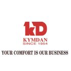 KD KYMDAN SINCE 1954 YOUR COMFORT IS OUR BUSINESS