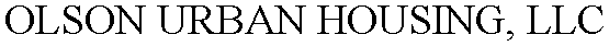 OLSON URBAN HOUSING, LLC