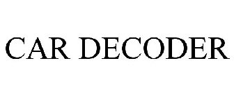 CAR DECODER