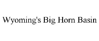 WYOMING'S BIG HORN BASIN