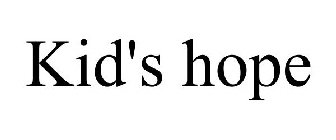 KID'S HOPE
