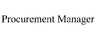 PROCUREMENT MANAGER