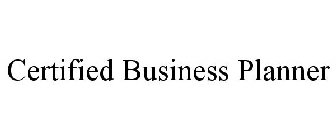 CERTIFIED BUSINESS PLANNER