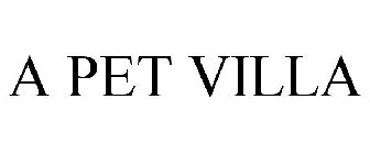 A PET VILLA