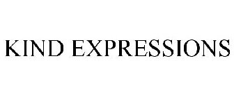 KIND EXPRESSIONS