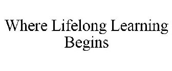 WHERE LIFELONG LEARNING BEGINS