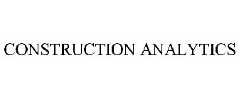 CONSTRUCTION ANALYTICS