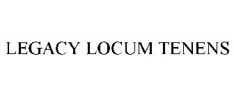 LEGACY LOCUM TENENS