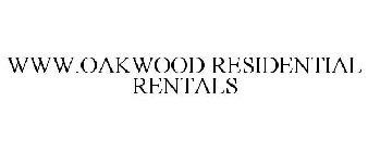 WWW.OAKWOOD RESIDENTIAL RENTALS