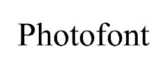 PHOTOFONT