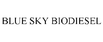 BLUE SKY BIODIESEL