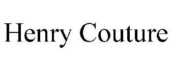 HENRY COUTURE