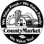 COUNTYMARKET WE VALUE FRESH · WE VALUE FAMILY WE VALUE YOU!