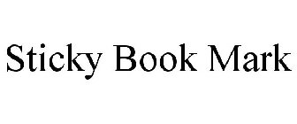 STICKY BOOK MARK