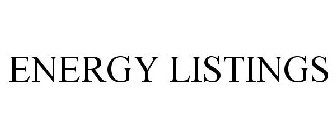 ENERGY LISTINGS
