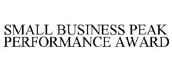 SMALL BUSINESS PEAK PERFORMANCE AWARD