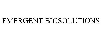 EMERGENT BIOSOLUTIONS