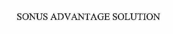 SONUS ADVANTAGE SOLUTION