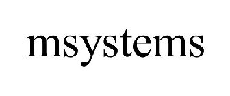 MSYSTEMS