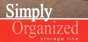 SIMPLY ORGANIZED STORAGE LINE