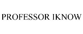 PROFESSOR IKNOW