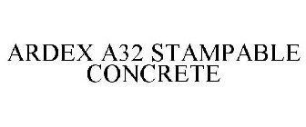 ARDEX A32 STAMPABLE CONCRETE