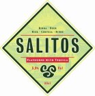 SALITOS BIRRA · BEER BIER · CERVEZA · BIÈRE FLAVOURED WITH TEQUILA 5,9% VOL 33CL