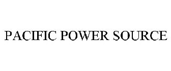 PACIFIC POWER SOURCE