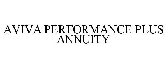 AVIVA PERFORMANCE PLUS ANNUITY