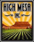 HIGH MESA INC.