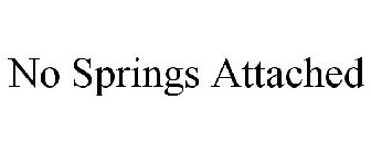 NO SPRINGS ATTACHED